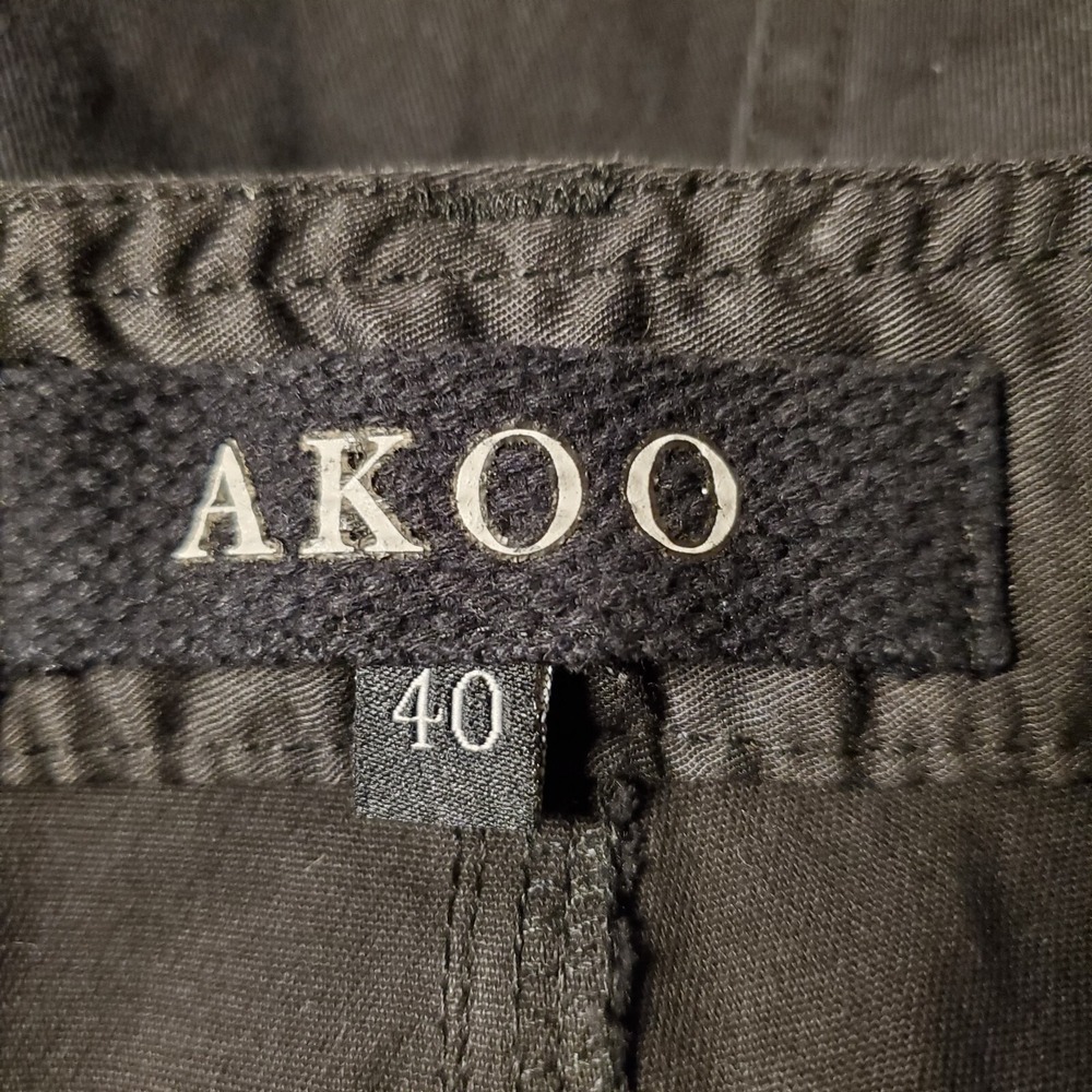 Akoo Standard Fit No Rivals Ascender Pants Mens Black Jogger Style Size 40 - Picture 4 of 15
